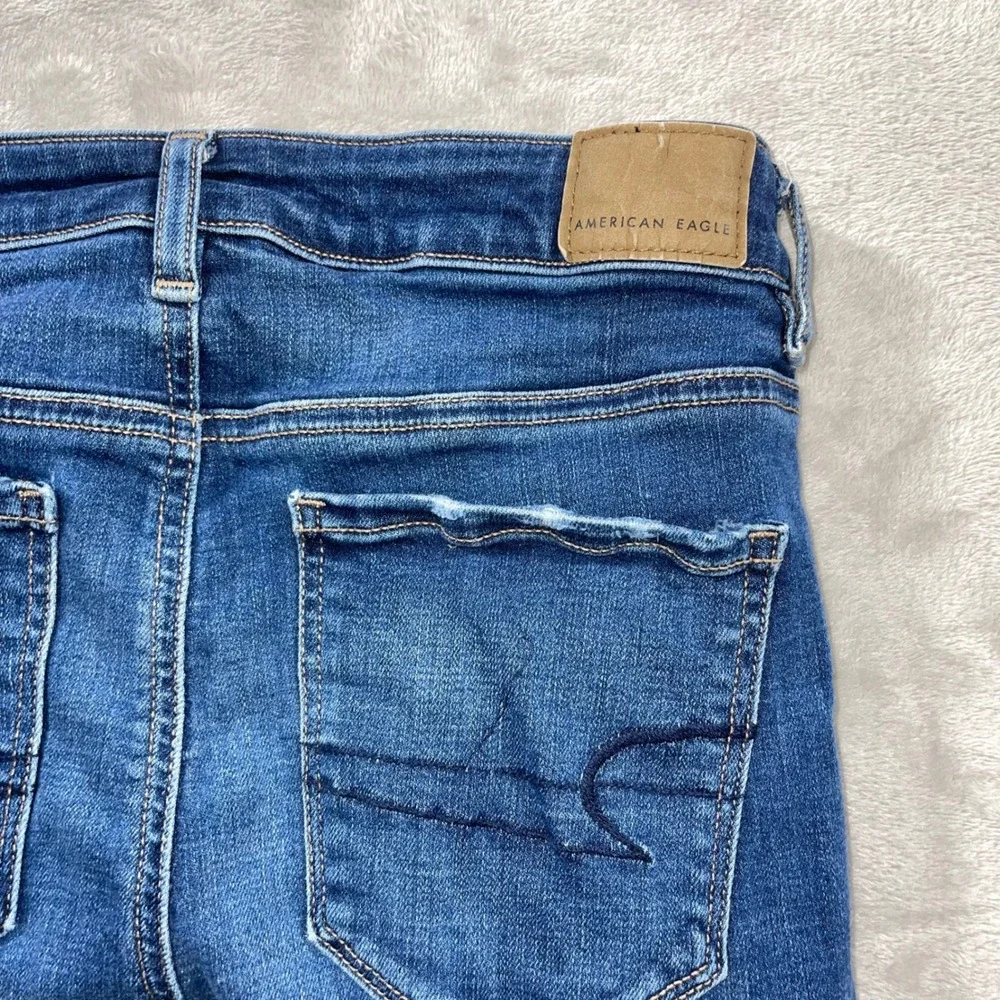 American Eagle Hi-Rise Jegging‎ Women's Size 4 Super Stretch Blue